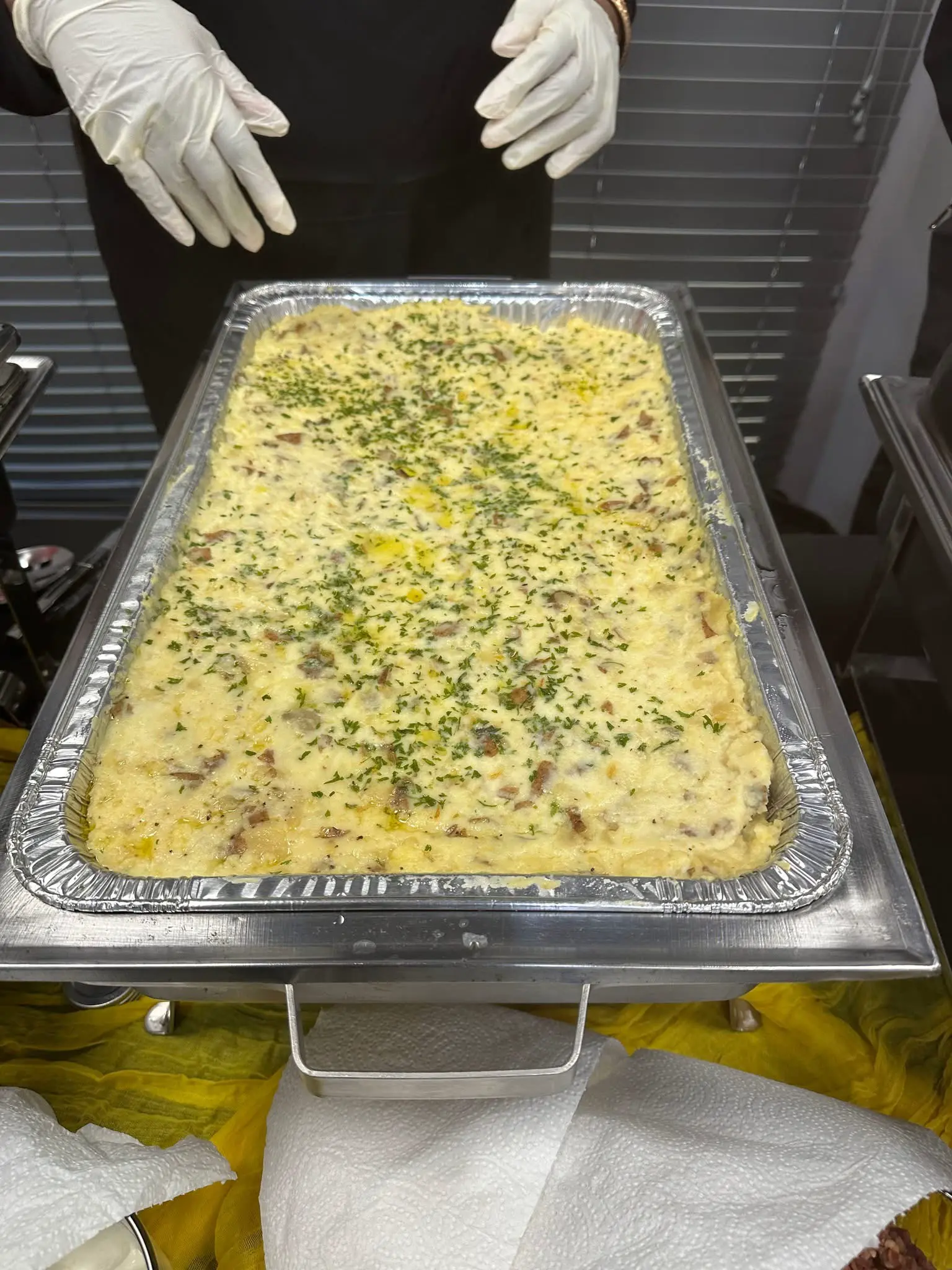 Homemade grits at Prayer Board Party 2025
