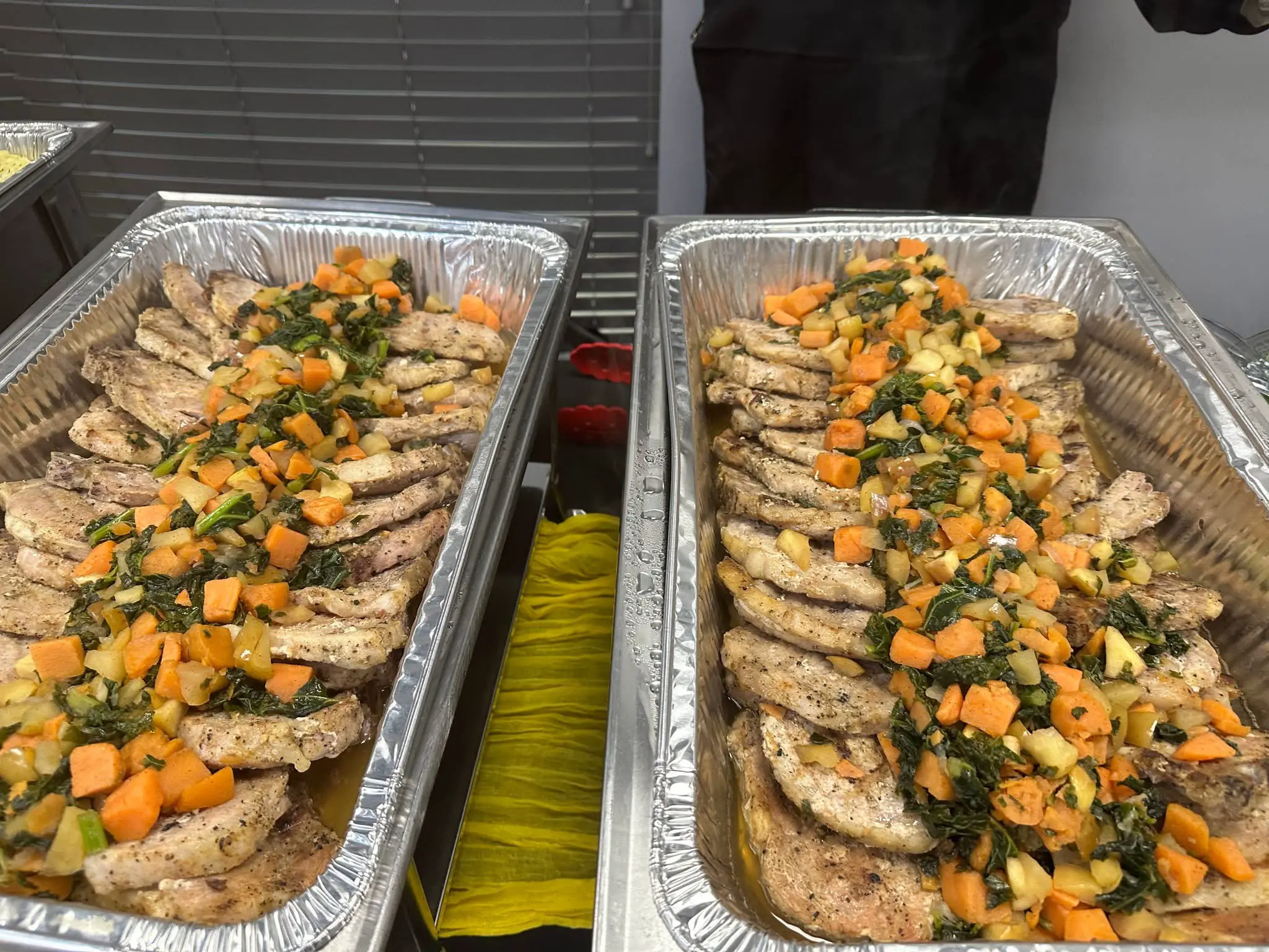 Event catering at Prayer Board Party 2025
